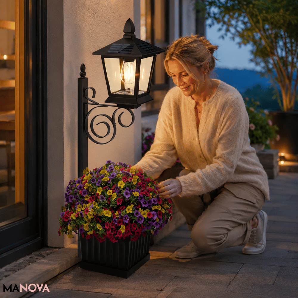 GardenGlow — Solar Plantenlamp | 50% KORTING