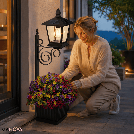 GardenGlow — Solar Plantenlamp | 50% KORTING
