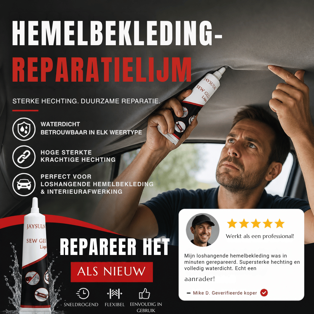RevitaBond — Textiel- en Kledingreparatielijm | 1+1 GRATIS