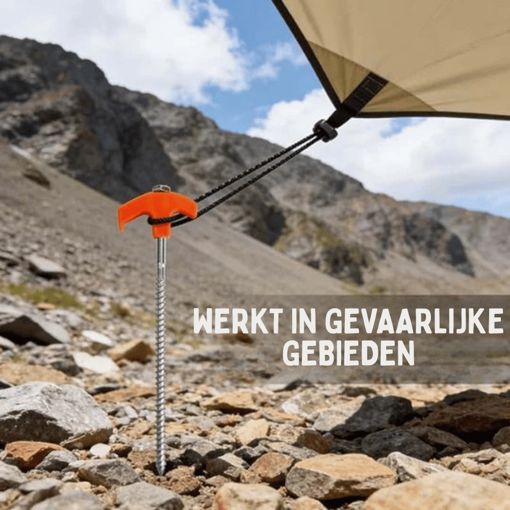 BlazeGrip — Stalen Tentharingen 5-delige set | 50% KORTING