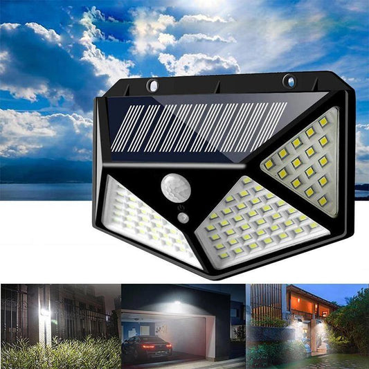 Waterdichte buitenlamp op zonne-energie 100 LED