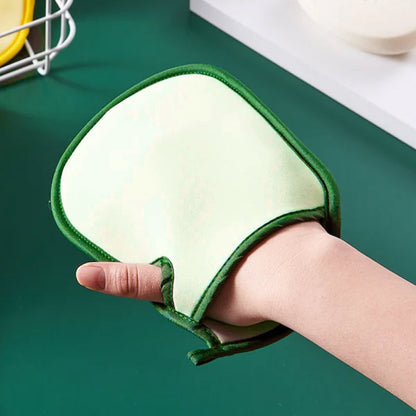 Superzachte exfoliërende badhandschoen