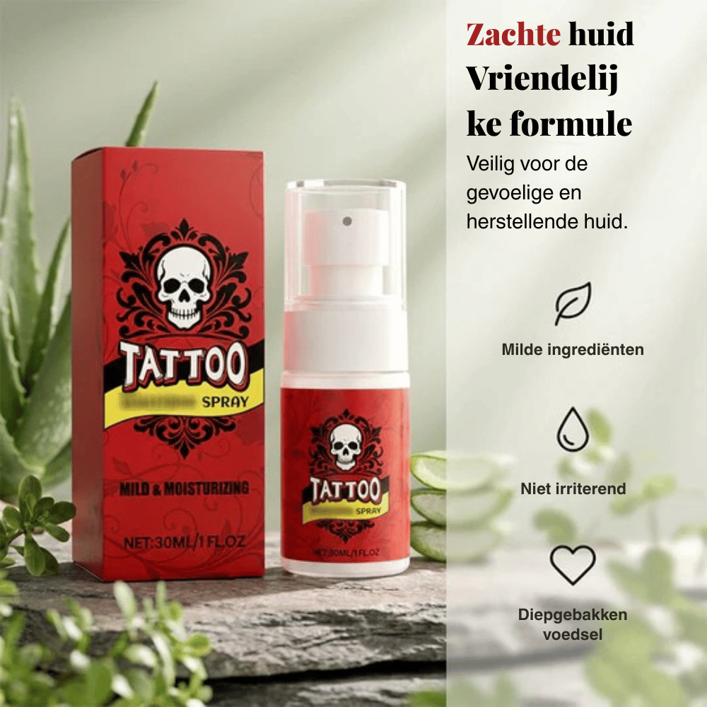 InkRevive — Tattoo-Verzorgingsspray | 1+2 GRATIS