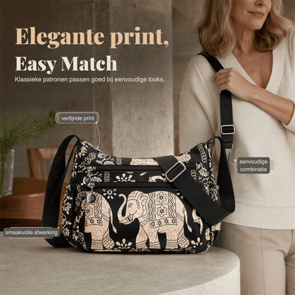 Alma — Elegante Nylon Schoudertas | 50% KORTING