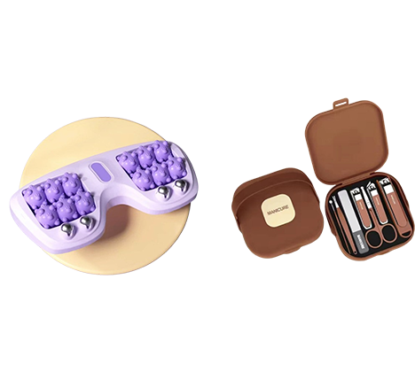 RelaxRoll™ – Draagbare dubbele voetmassageroller | 1+1 GRATIS