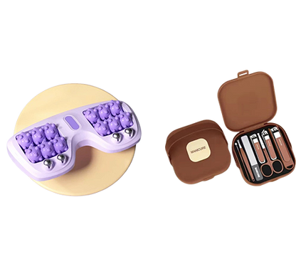 RelaxRoll™ – Draagbare dubbele voetmassageroller | 1+1 GRATIS