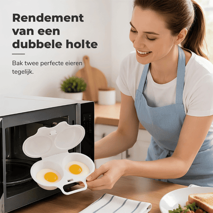 EggEase Duo — Perfecte Gepocheerde Eieren | 50% KORTING