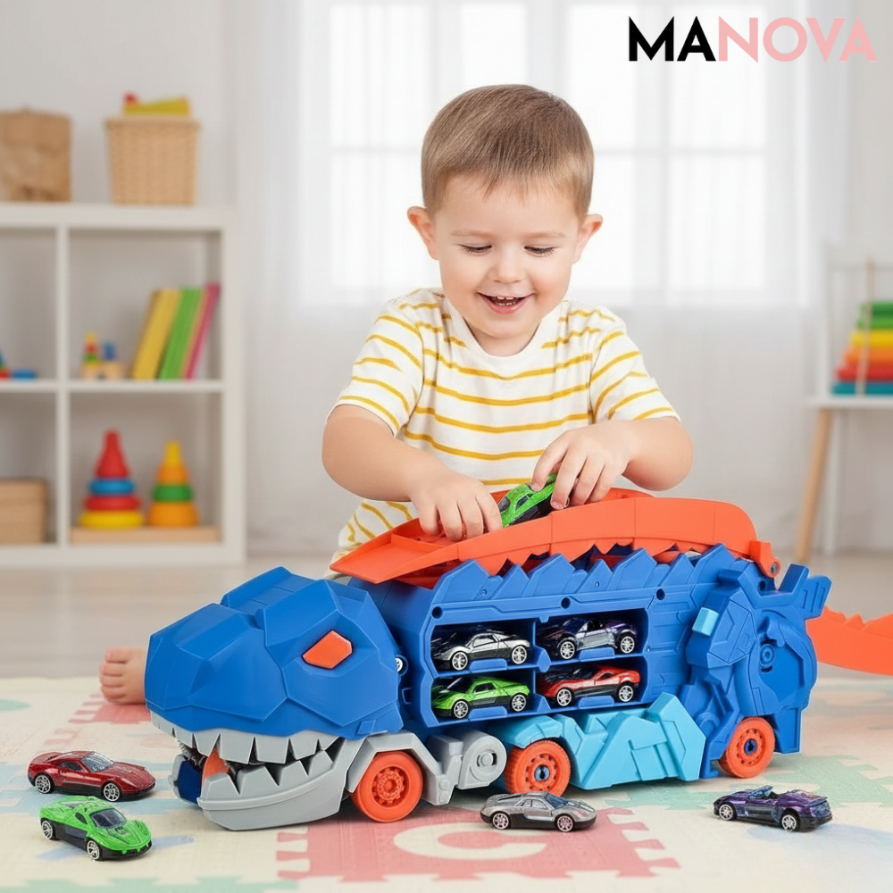 DinoMorph – 4-in-1 Transformer Reuzen-truck & Dino-speelset | 50% KORTING
