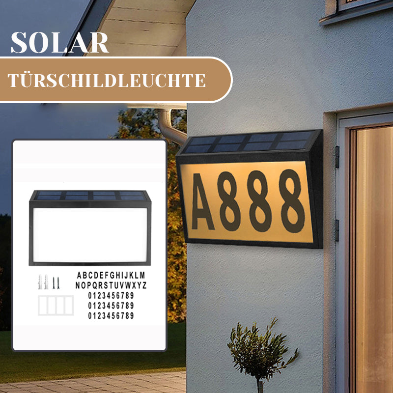 Solar deurbordverlichting