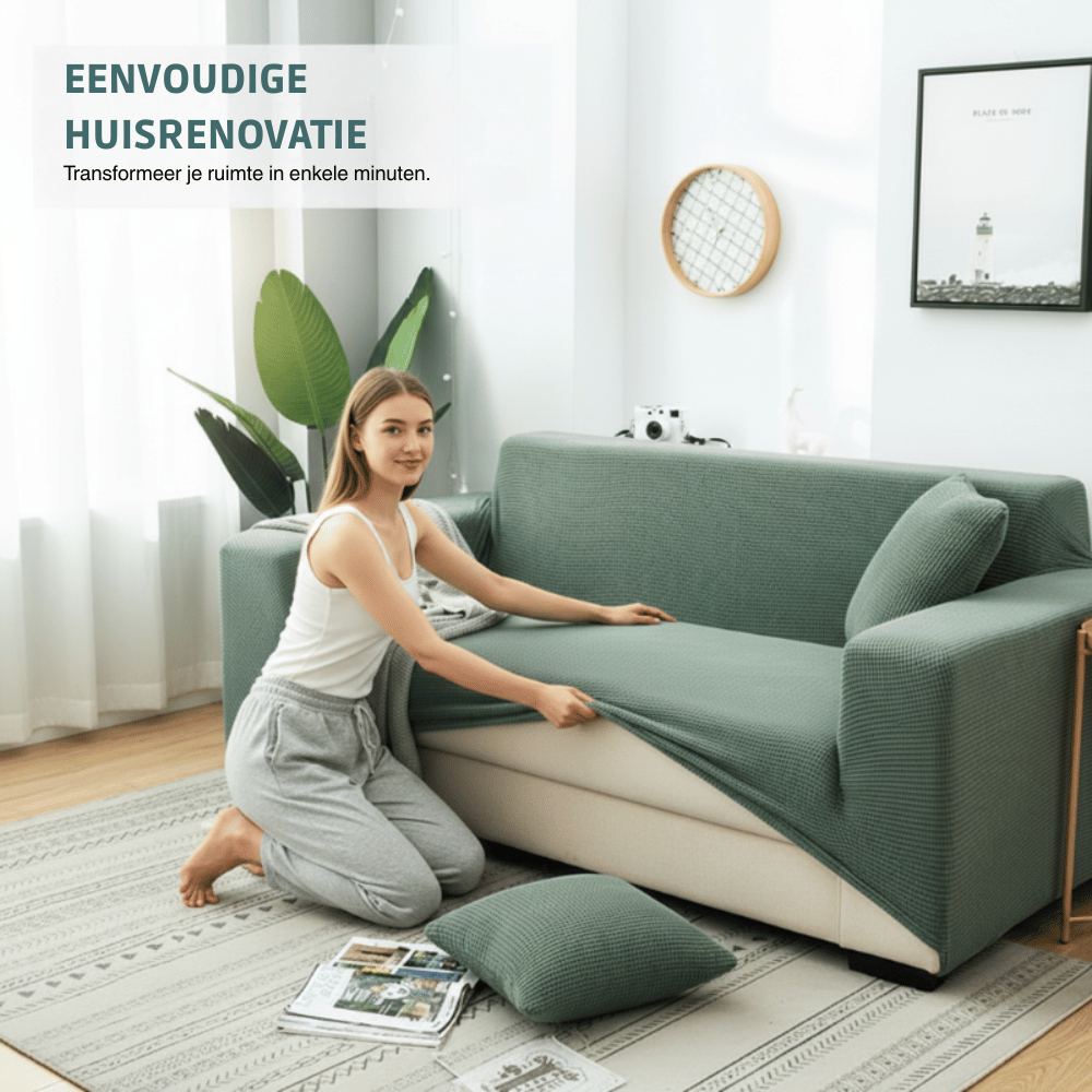 SofaShield — Stretch-Sofahoes | 50% KORTING