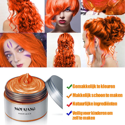 ColorFlex Wax - Instant kleuring en styling, 100% natuurlijk en uitwasbaar | 1+1 GRATIS