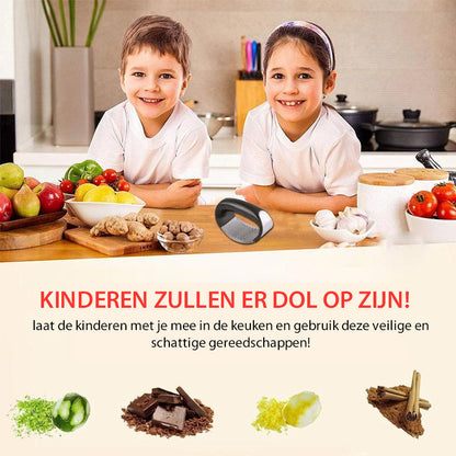 GarlicMaster - Pers knoflook snel en hygiënisch, met een makkelijk schoon te maken oppervlak | 50% KORTING