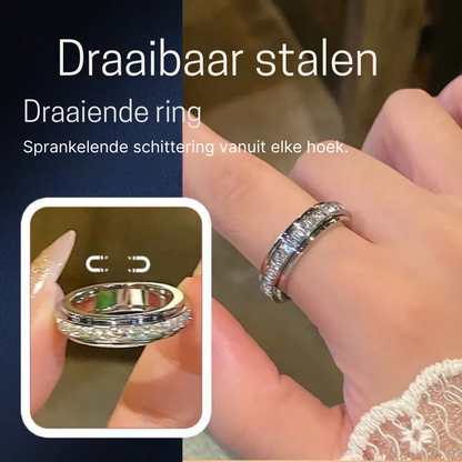 Ruth – Spinnerring van titaniumstaal | 1+1 GRATIS