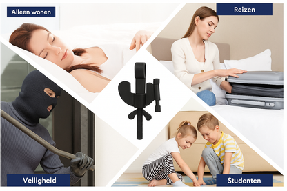 SafeStop - Jouw draagbare deurstopper voor maximale veiligheid | 1+1 GRATIS