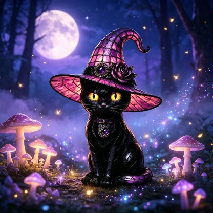 ShadowLure Heks & Kat Lamp — Betover Gezellige Nachten
