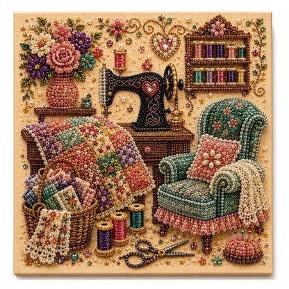 LumaCraft Diamond Art Set – Ontsteek Vreugde, Ontspan Diep