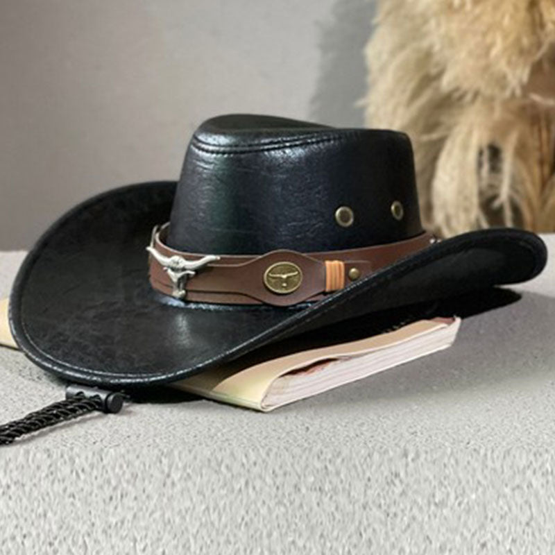 Rafe – Cowboyhoed met brede rand en verstelbare band