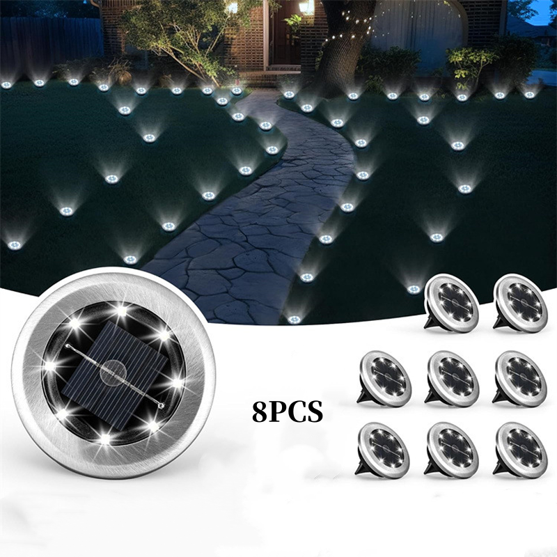 SolarGlow 4 stuks-Set — Tuinpadverlichting | 50% KORTING