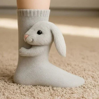 FluffyFeet – Ultra-lichte katoenmengsokken voor in huis met antislipzolen