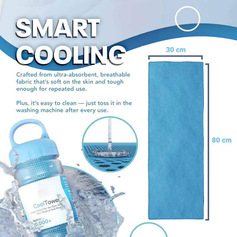 CoolSnap — Direct Verkoelende Handdoek | 1+2 GRATIS
