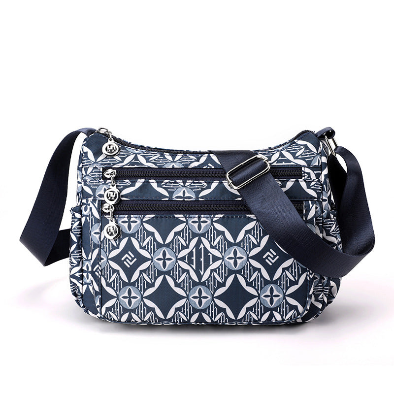 Alma – Spatwaterdichte Nylon Schoudertas met Verstelbare Band