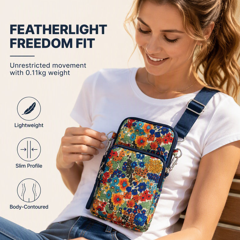 Bloemen Mini Tote Tas — Blijf Stijlvol, Beweeg Vrij