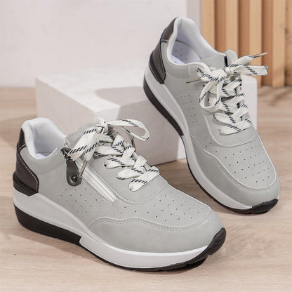 Laura – Casual Dames Sneakers met Plateau | 50% KORTING