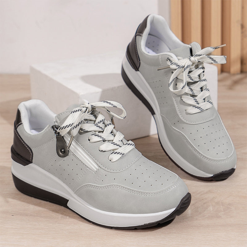 Laura – Casual Dames Sneakers met Plateau | 50% KORTING