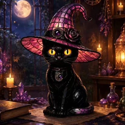 ShadowLure Heks & Kat Lamp — Betover Gezellige Nachten