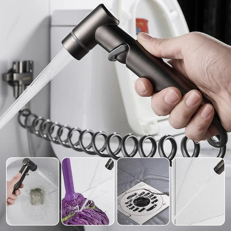 PerfectFlow Set met Klep en Bidetspuit — Volledige Controle, Ultieme Frisheid