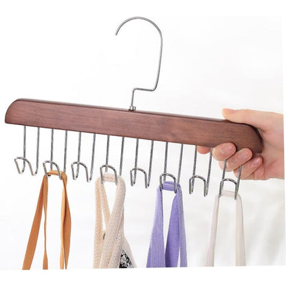 Tijdloze Hout & Staal Multi-Haakhouder – Direct Bestellen, Moeiteloze Elegantie