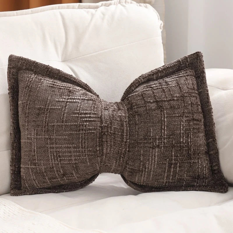 LuxeFleur Strik Chenille Kussen – Gezellig Comfort, Moeiteloze Stijl
