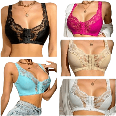 Ademend kanten ondergoed zonder stalen rand