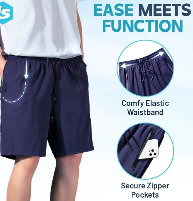 CoolFlex™ - Unisex Ice Silk Stretch Shorts | 1+1 GRATIS