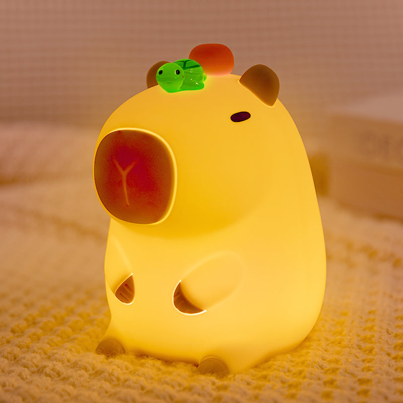 Capybara Squishy siliconen LED nachtlampje