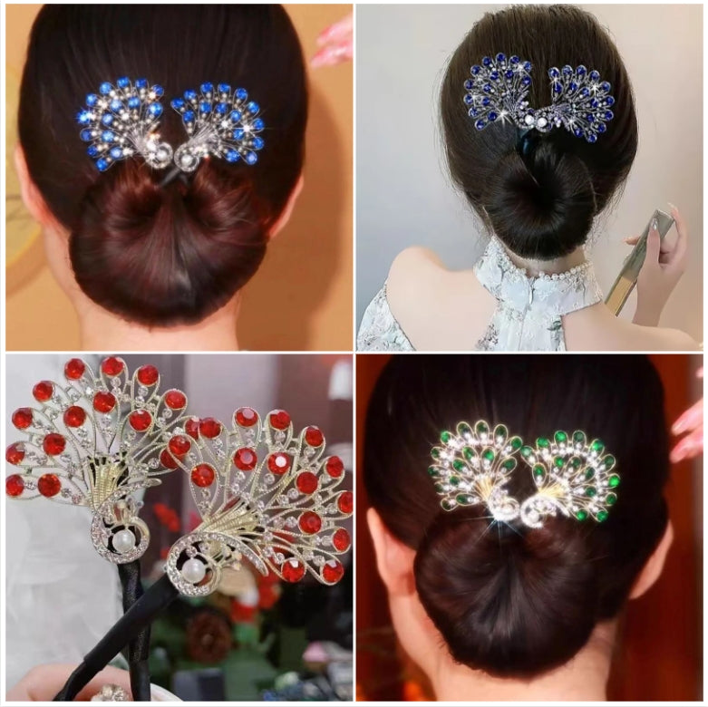 GraceFeather – Elegant Haaraccessoire met Kristallen | 1+1 GRATIS