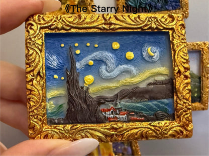 ArtMag Gold – 3D Van Gogh kunstmagneten | 1+1 GRATIS