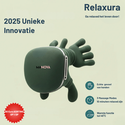 Relaxura – Realistische massage-apparaat met 3-snelheidsregelingen en warmte functie | 60 Euro KORTING