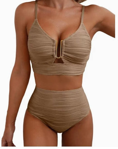 Amelia — Push-Up Hoge Taille Bikini voor Dames