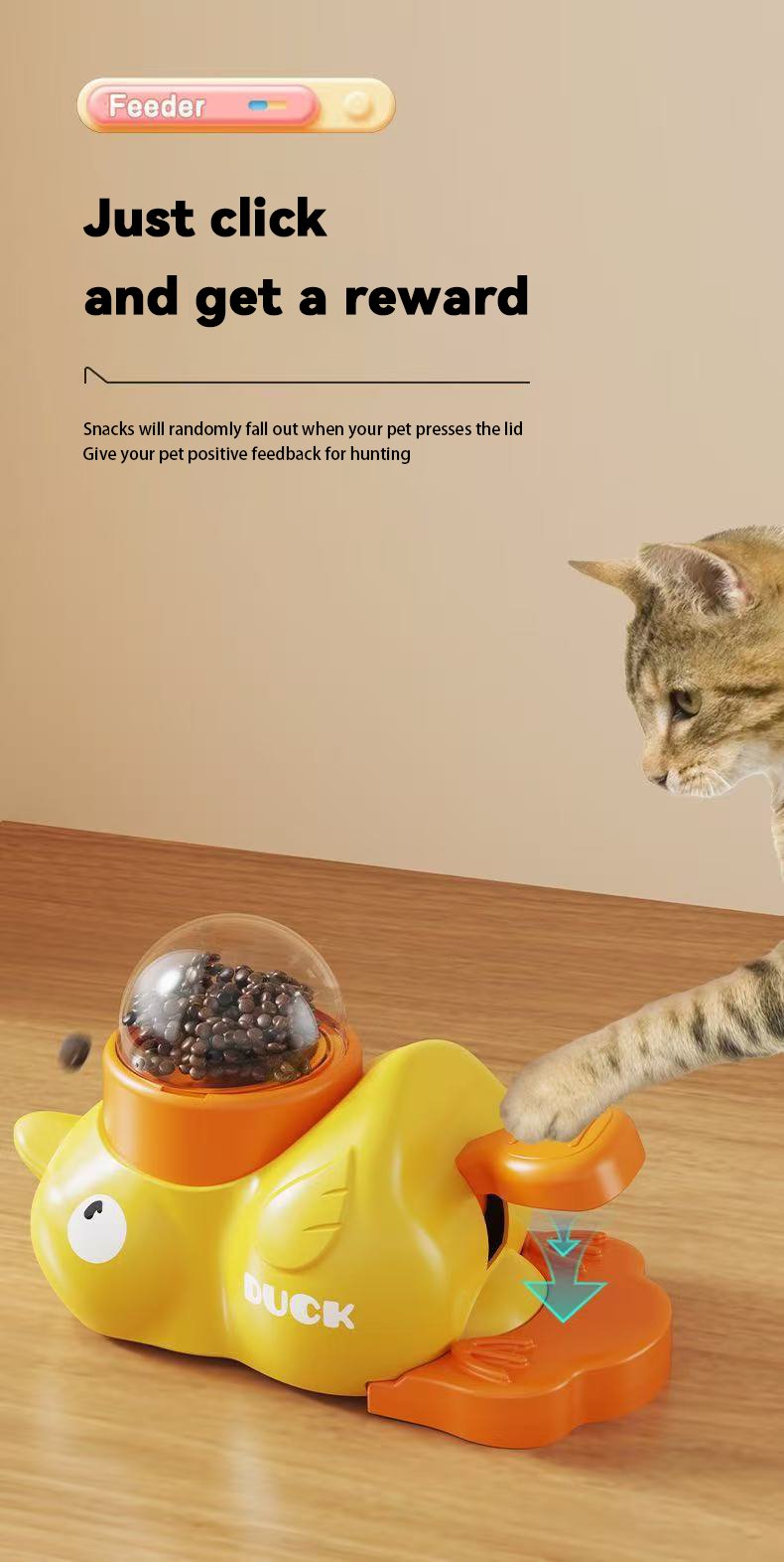 DuckFun™ – Interactieve mini-eendenvoederbak | 50% korting
