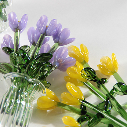 MiriFlor Mini Glazen Bloemen — Moeiteloze Kleurenmagie