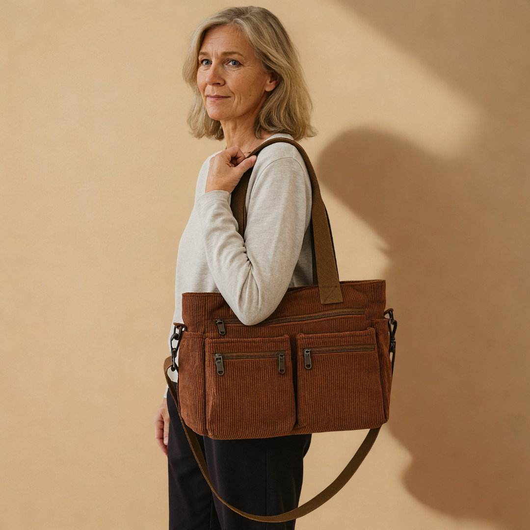 Cordura™ – Trendy Corduroy Tas met Ruimte | 50% KORTING