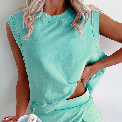 Fenna – Dames Tweedelig Tanktop en Skort Set voor Actief Comfort