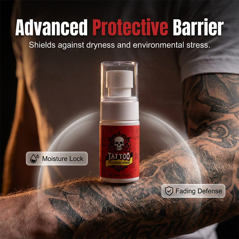 Tattoo Vernieuwingsspray – Hydrateer, Herstel, Laat Glanzen - 30ml