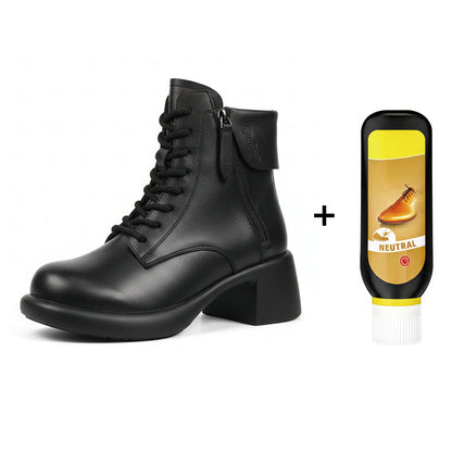Mia – Leren laarzen met zachte voering en warme comfort