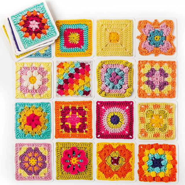 ColorCrafter - De Granny Square kaartenset | 50% KORTING