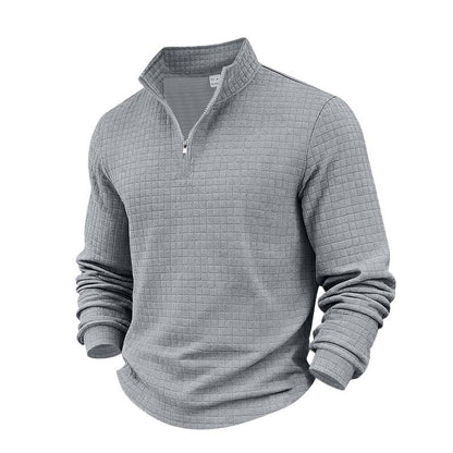 Michael — Midtown Pullover Sweatshirt met Gestructureerd Jacquard