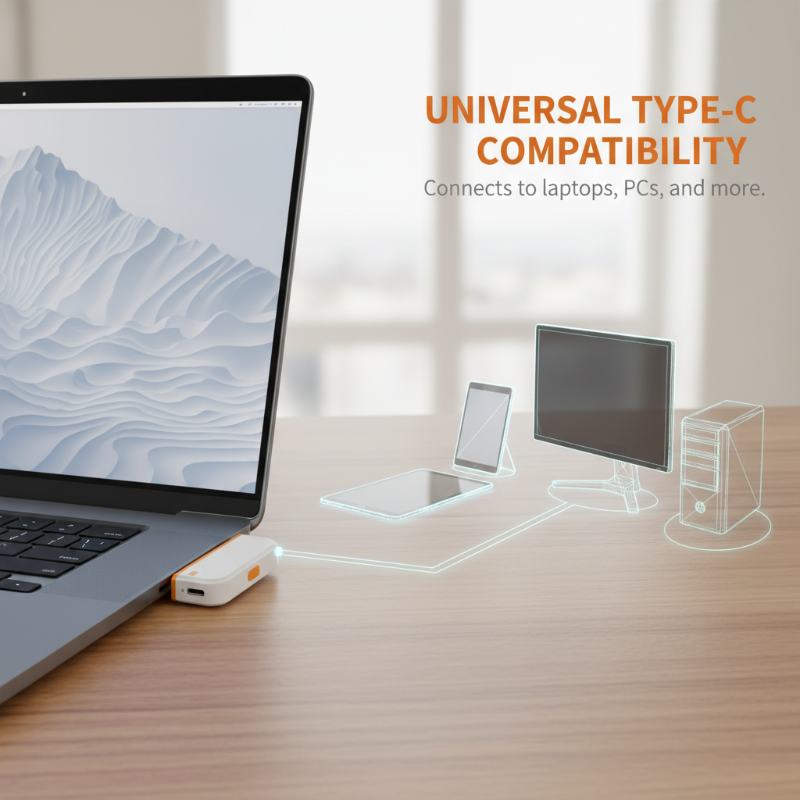 Type-C Draadloze Display Dongle — Direct, Duidelijke, Volledige Controle