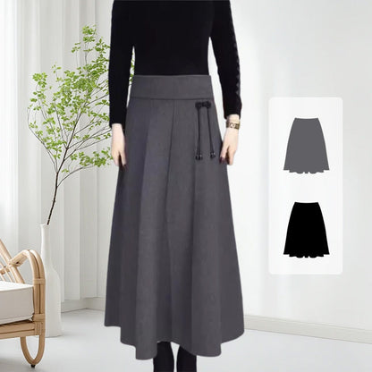 Harper – Hoge Taille Dikke Rok voor Gezellige Warmte