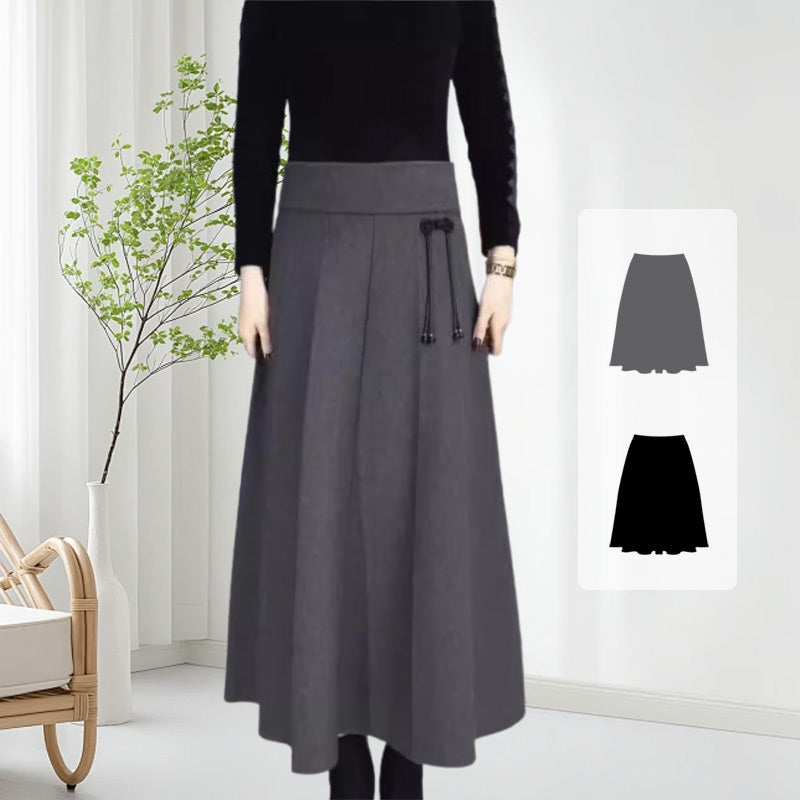 Harper – Hoge Taille Dikke Rok voor Gezellige Warmte